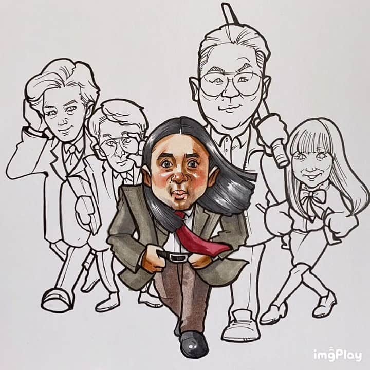 似顔絵★𝗚𝗢𝗥𝗜𝗞𝗜𝗡𝗚のインスタグラム