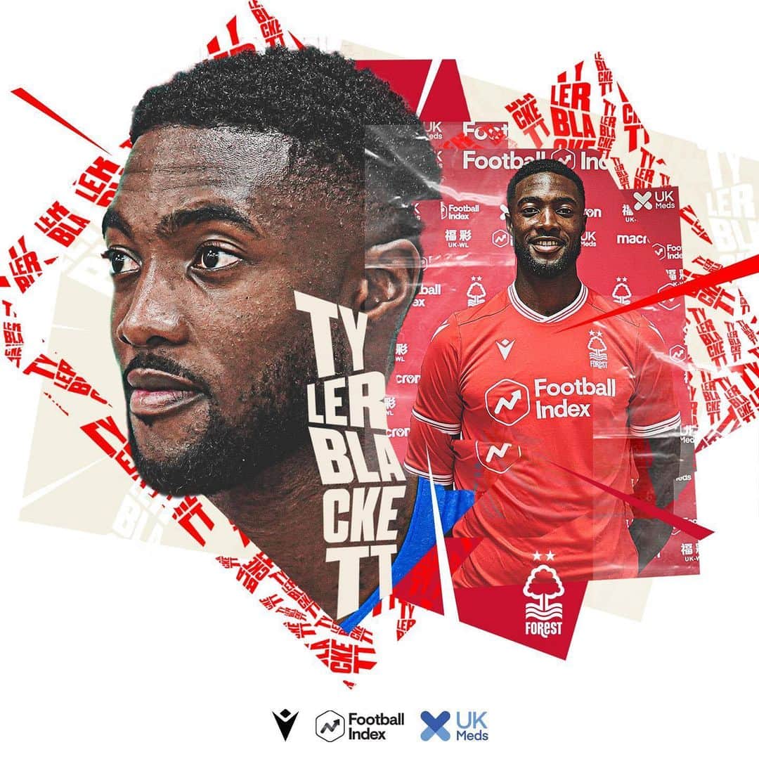 タイラー・ブラケットのインスタグラム：「To play for a club with such history but also such a bright future... a club which is READY to achieve more SUCCESS... Im hungry and determined to help this team and this club. Cant wait to get started with you guys! 💪🏾@officialnffc LETS GO!!! 🔥🙏🏾 #TB24」