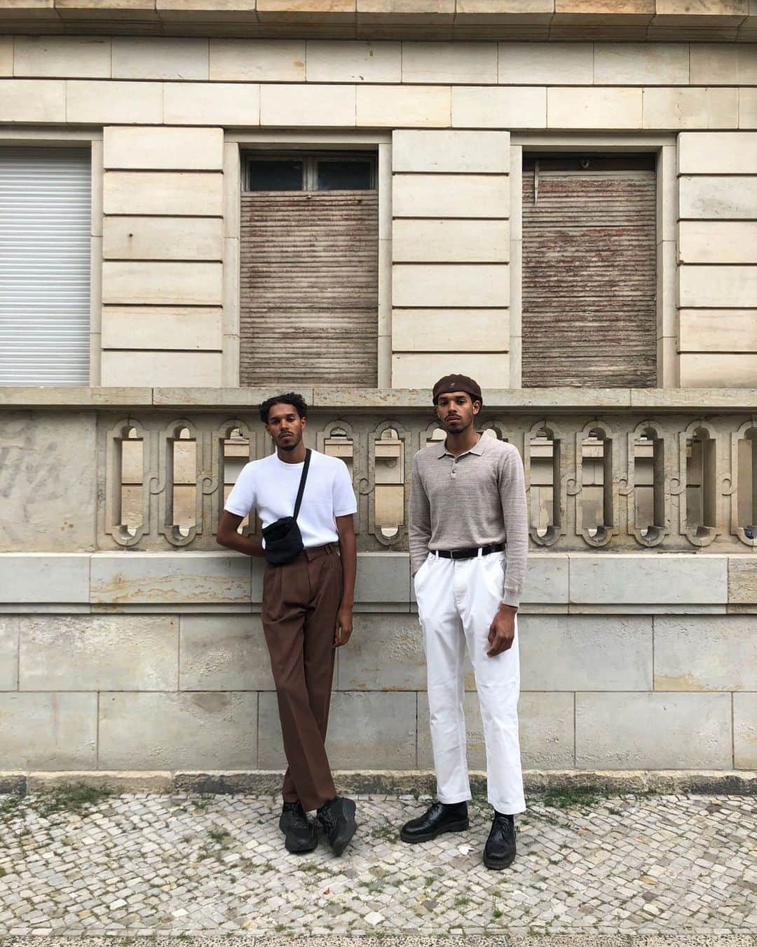 Club Monacoのインスタグラム：「A summer stroll through Copenhagen with @samuel.blueman and his brother, Noel of @akinscollective #FriendsOfClub」