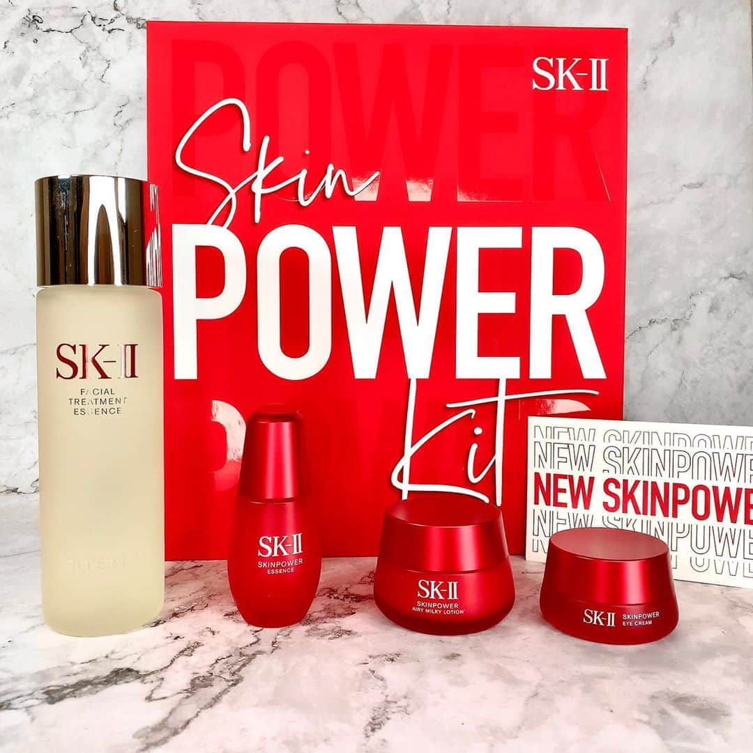 サラさんのインスタグラム写真 - (サラInstagram)「SK-Ⅱさまからskin POWER kitをいただきました！﻿ ﻿ 8/21から新スキンケアシリーズ﻿ 「スキンパワー」が誕生。﻿ ﻿ これで更なるパワフル肌(？)目指す！！！﻿ ﻿ #エスケーツー #skii #スキンケア #スキンパワー」8月15日 23時19分 - sara_parin