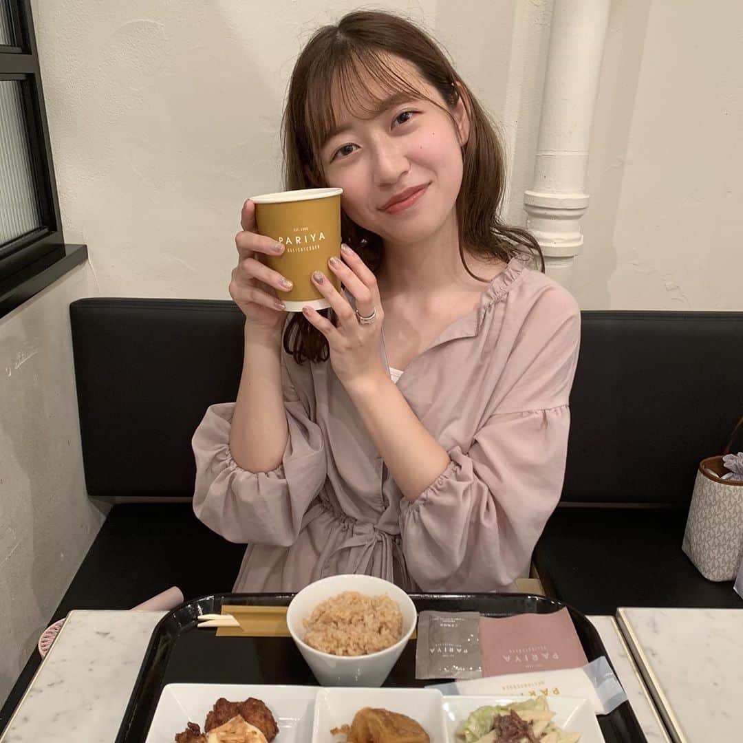 のインスタグラム：「﻿ 久しぶりに会った大学の友だちとランチしたら話が盛り上がりすぎて数時間滞在してしまいました🤭﻿ ﻿ #共立女子 #共立女子大学 #ミス共立女子 #ミス共立女子大学 #ミス共立女子2020 #桜姫 #ミスコン #ミスコンファイナリスト #ファイナリスト #pariya」