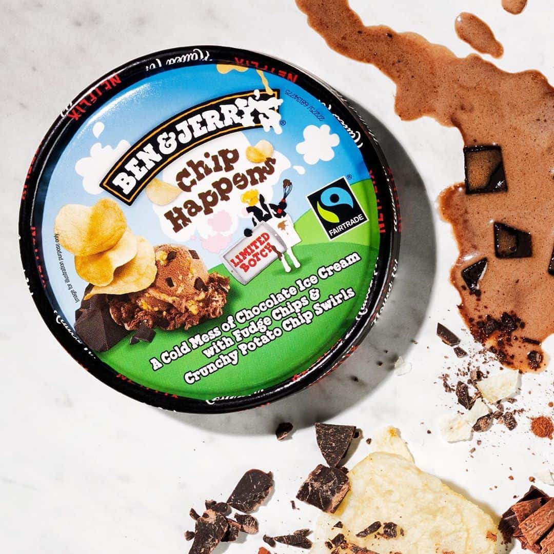 Ben & Jerry'sさんのインスタグラム写真 - (Ben & Jerry'sInstagram)「Perfect desserts are overrated. Grab a pint of Chip Happens and dig in to season 4 of @nailedit on Netflix! Link in bio.」8月15日 23時38分 - benandjerrys