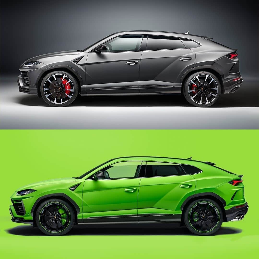 ランボルギーニのインスタグラム：「Attitude shines within the lines.   #Lamborghini #Urus #LamborghiniMosaic」