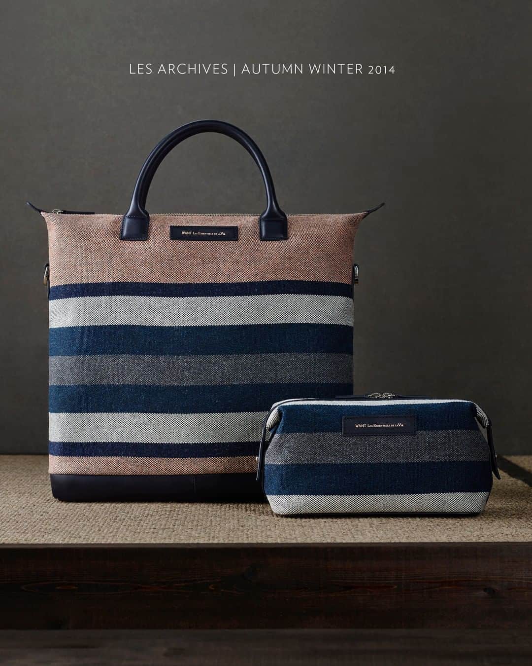 ウォントのインスタグラム：「From the archives. Our signature O'Hare & Kenyatta from Autumn Winter 2014.  #wantlesessentiels #oharetote #timelessdesign #formandfunction」