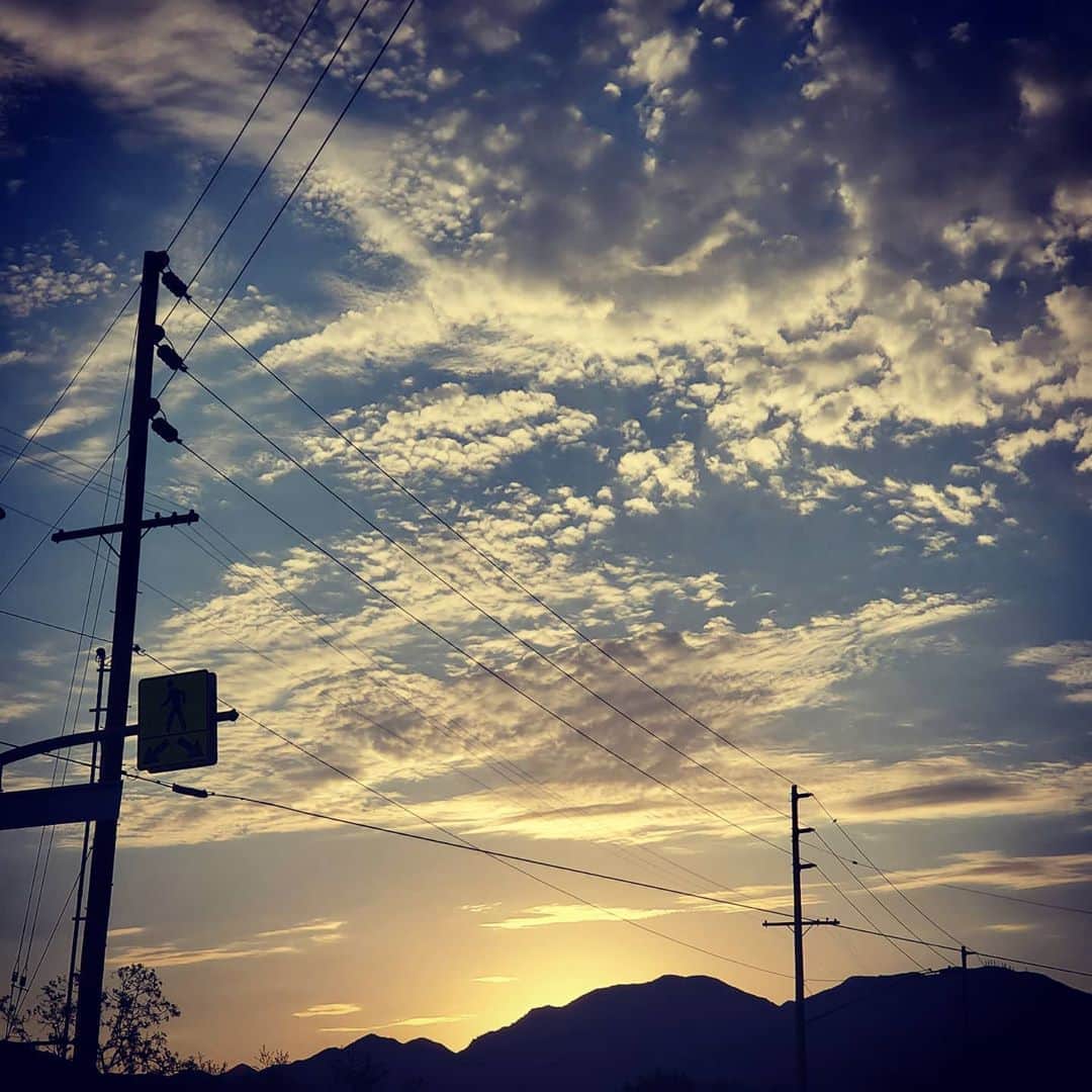 ガソリングラマーさんのインスタグラム写真 - (ガソリングラマーInstagram)「This morning 80° already beautiful clouds tho #shadowhills #clouds #morningtime #sunrise #heatwave #iloveclouds #cloudslut ☁️⛅⛈🌤🌥🌦🌧🌨🌩☀️🌞🌡🌡🌡#thankful #grateful」8月16日 2時04分 - gasolineglamour