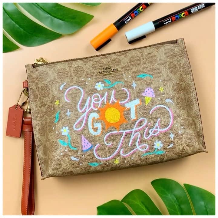 のインスタグラム：「Always remember.☝️ Artist @belindaskou illustrates some weekend encouragement—share it with a friend. #CoachNY」