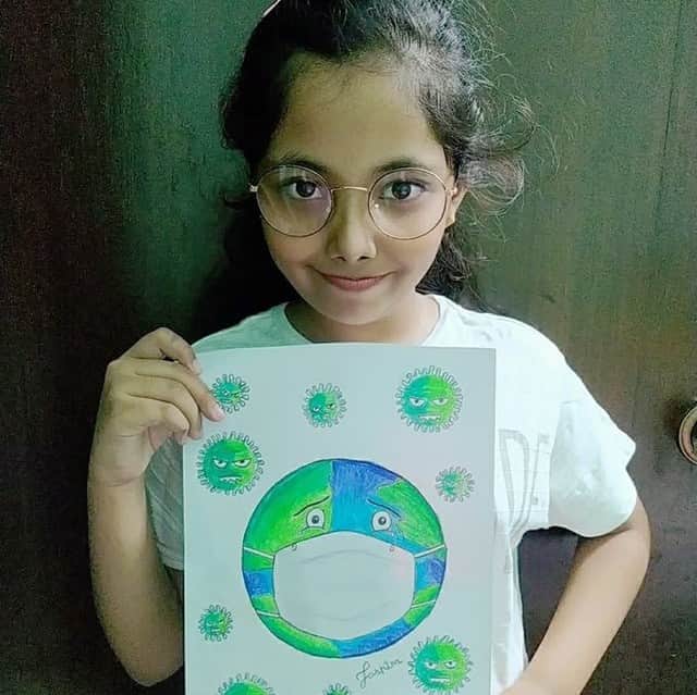 unicefさんのインスタグラム写真 - (unicefInstagram)「Have you taken up a new hobby during the #COVID19 pandemic?⁣ ⁣ Children in Bangladesh are using art to express themselves and share important reminders on how to stay safe.」8月16日 13時18分 - unicef