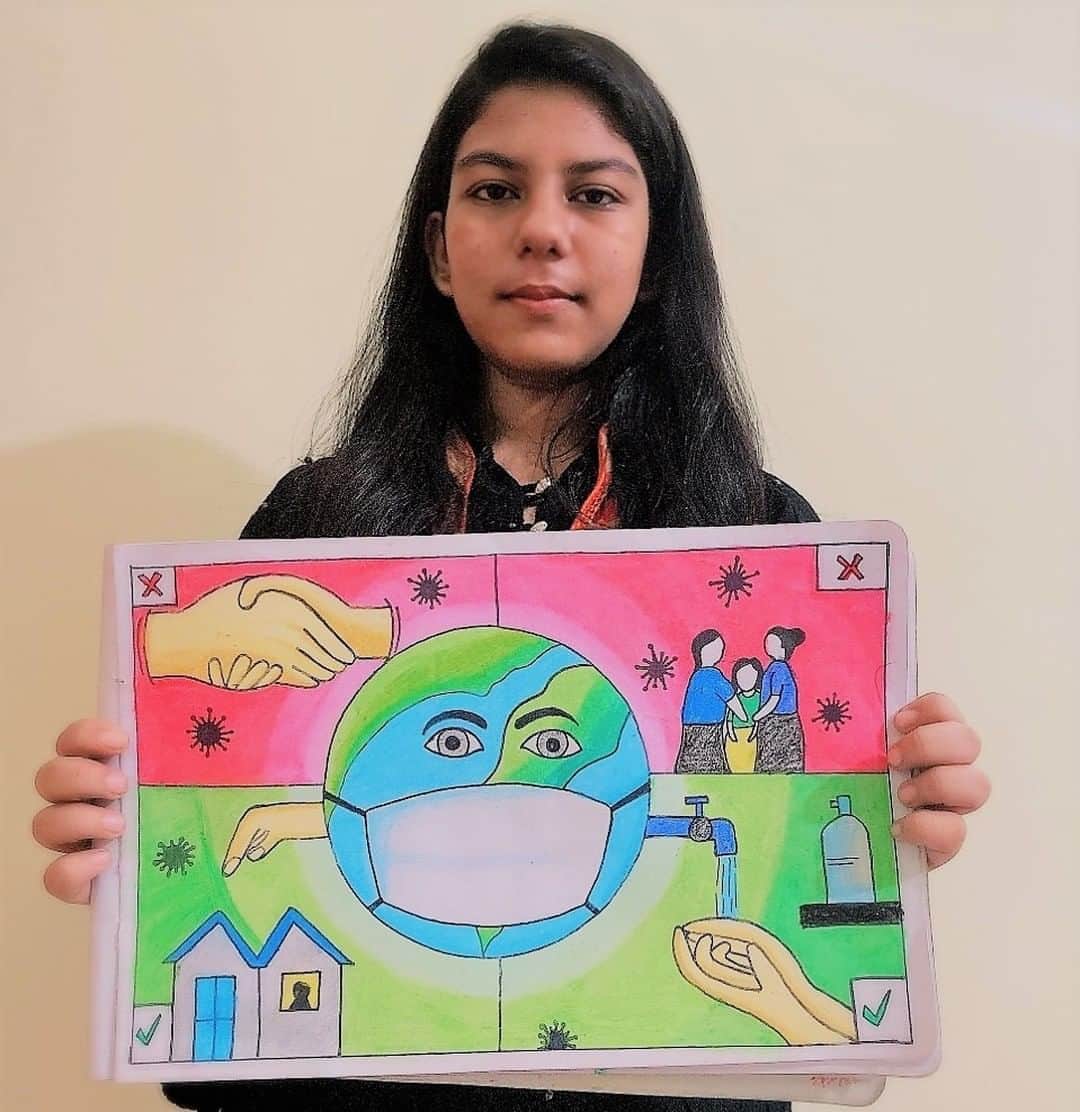 unicefさんのインスタグラム写真 - (unicefInstagram)「Have you taken up a new hobby during the #COVID19 pandemic?⁣ ⁣ Children in Bangladesh are using art to express themselves and share important reminders on how to stay safe.」8月16日 13時18分 - unicef