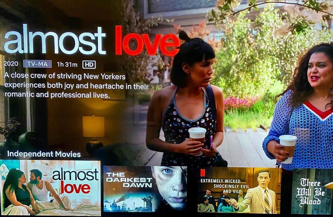 コリン・ドネルのインスタグラム：「Making this movie was such a fun, joyful experience thanks to @themikedoyle and the whole brilliant cast & crew. There was never a dull moment or a dry eye from laughter. Give yourself the gift of a little joy and hop on over to @netflix to experience a piece of it for yourself. • @michellebuteau @scottevansgram @augustusprew @katewalsh @zchao @themikedoyle @christophergrayofficial @almostlovemovie  • #independentfilm #comedy #romanticcomedy #iprobablyforgottotagsomeone #netflix」