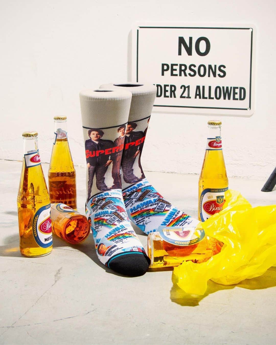 Stanceのインスタグラム：「🍻 “I Am McLovin!” Shop our Super Bad style available now on Stance.com. 🎞」