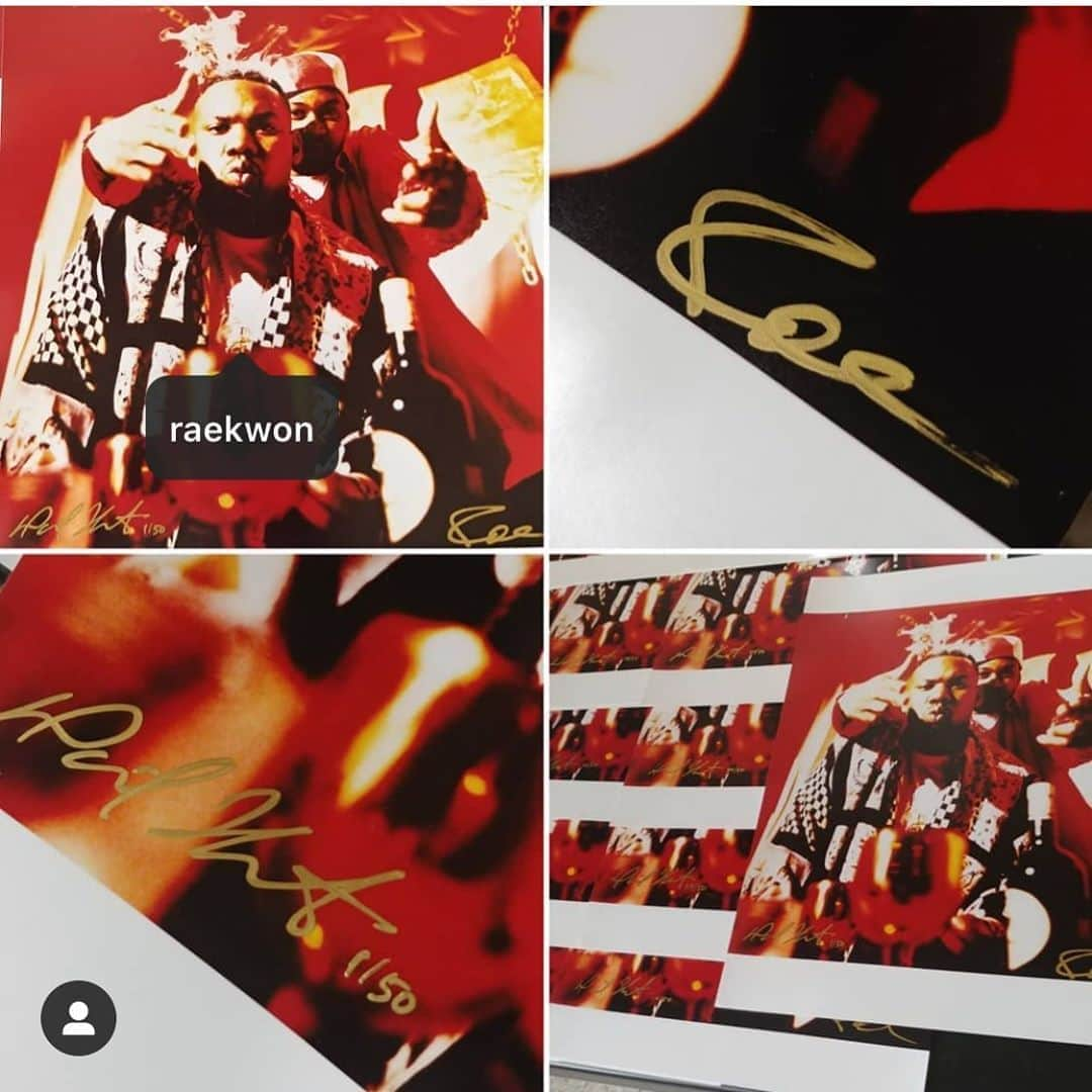 レイクウォンさんのインスタグラム写真 - (レイクウォンInstagram)「One of the most Important photographers of the 90’s and myself got together and signed our classic OB4CL photo that became one of the most prolific Rap Covers on the planet .. ( yes official photo with our #hitchcock signatures are in  fulleffect !!!!! Limited !!!!!!Go to the Photog @dannyhastings page and order this classic. They flying off the shelves ! Yess One of my fav photo shoots has now enter the building !! Hop on this people’s !!!!!!! #thecelebrationcontinues  #beapartofhistory」8月16日 8時51分 - raekwon