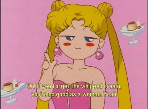 のインスタグラム：「✨🌙 Drunk Usagi is one of my fav scenes! I love the backgrounds! 🌙✨  #sailormoon #セーラームーン」