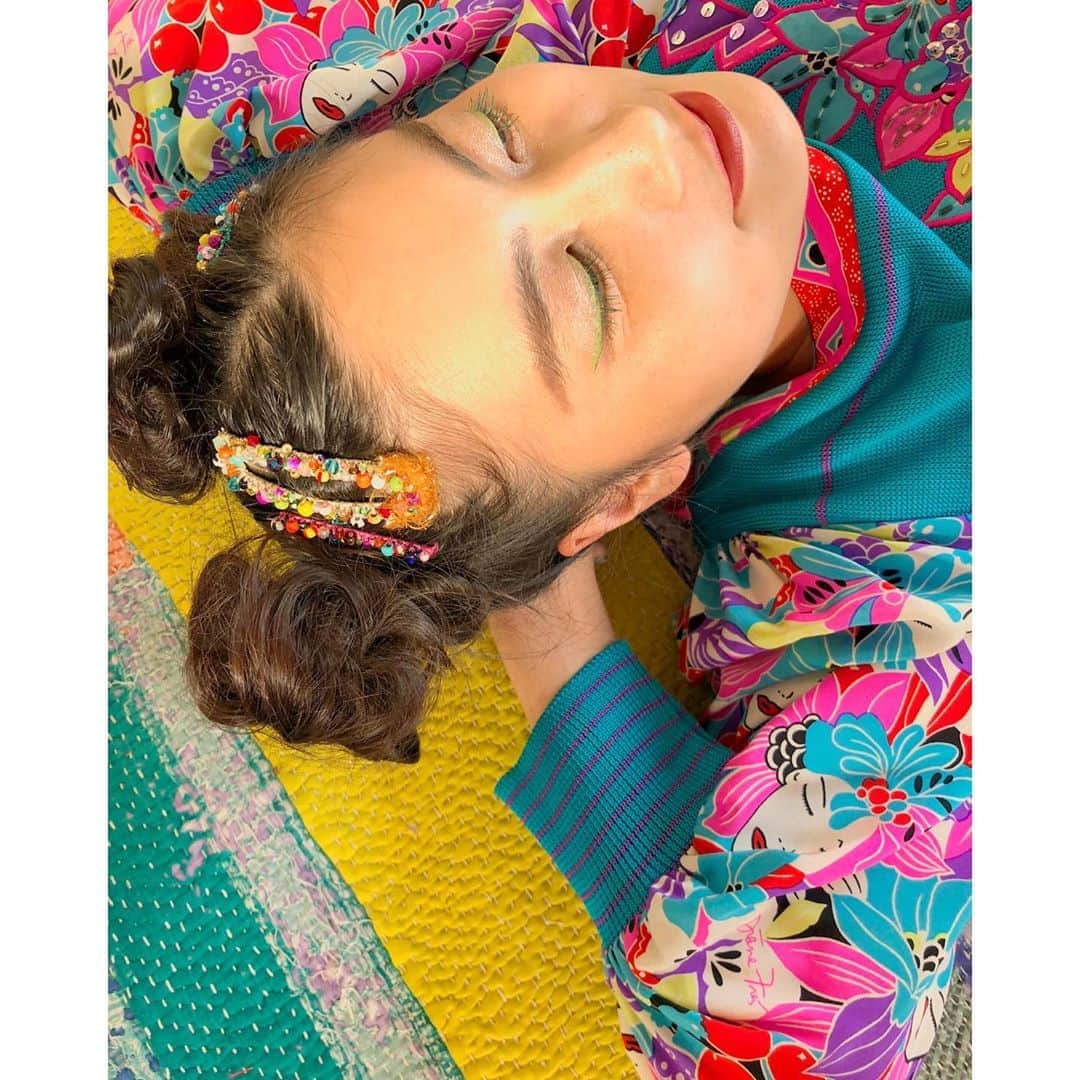 森千波さんのインスタグラム写真 - (森千波Instagram)「#1000weave#beads#hairpin」8月16日 10時56分 - 1000wave