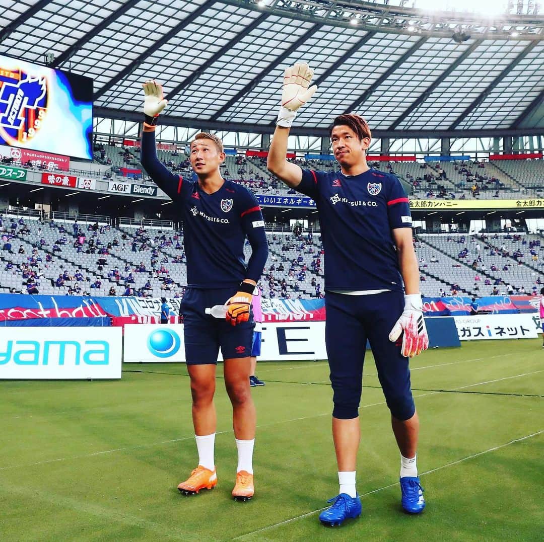 林彰洋のインスタグラム：「Nice victory ✌️ +3 #vs名古屋 #fctokyo」