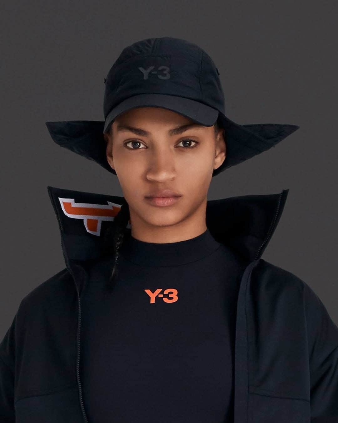 ワイスリーのインスタグラム：「Y-3 Neckflap Cap. Y-3 Fall/Winter 2020 Collection. --- #adidas #Y3 #YohjiYamamoto Discover the collection at adidas.com/y-3」
