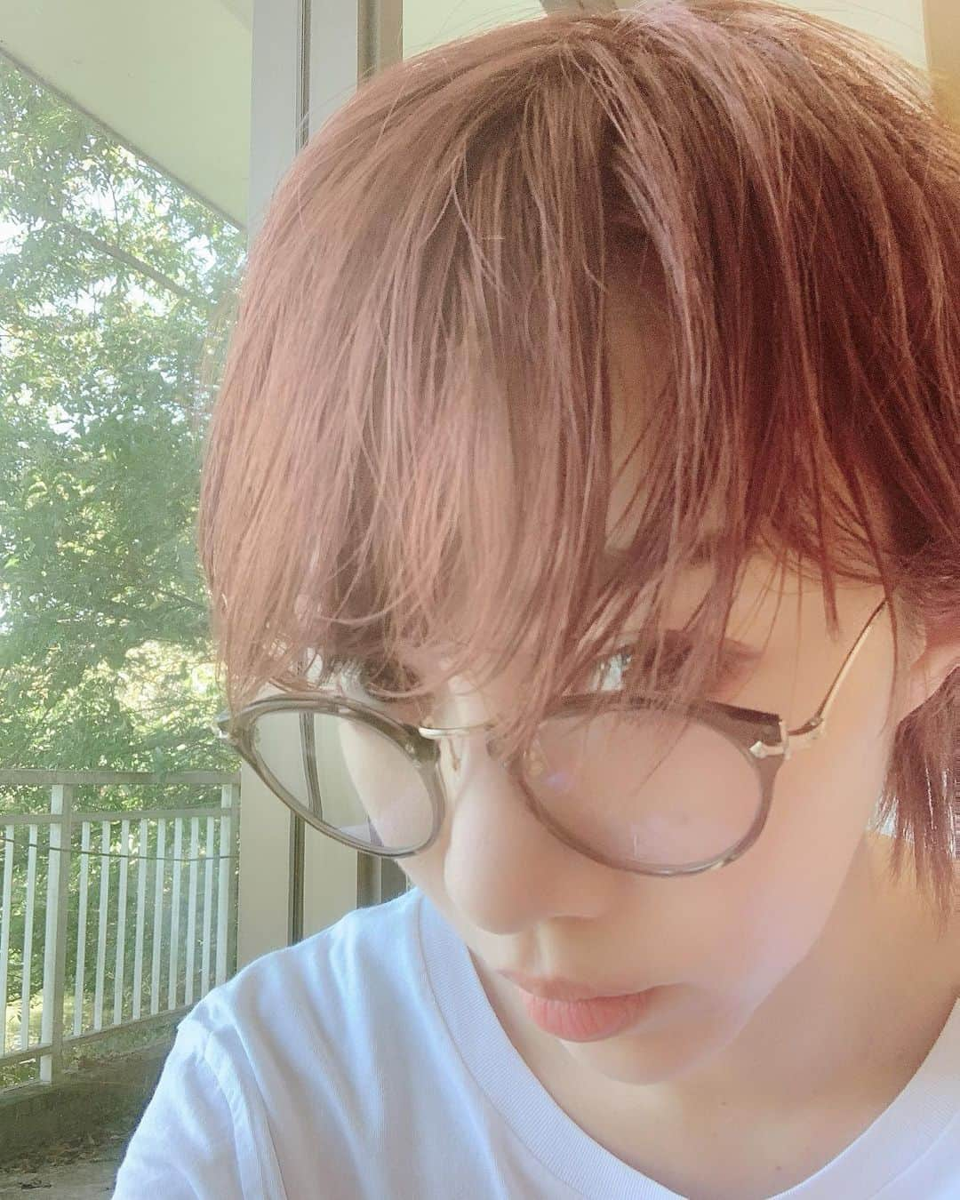 美弥るりかさんのインスタグラム写真 - (美弥るりかInstagram)「.﻿ .﻿ new hair color.﻿ new👓﻿ ﻿ #一度は挑戦したかった﻿ #orangeカラー﻿ #シャンプーすると﻿ #泡もオレンジ🍊﻿ #メガネは﻿ #EYEVAN  #美弥るりか」8月16日 21時37分 - rurika_miya_official