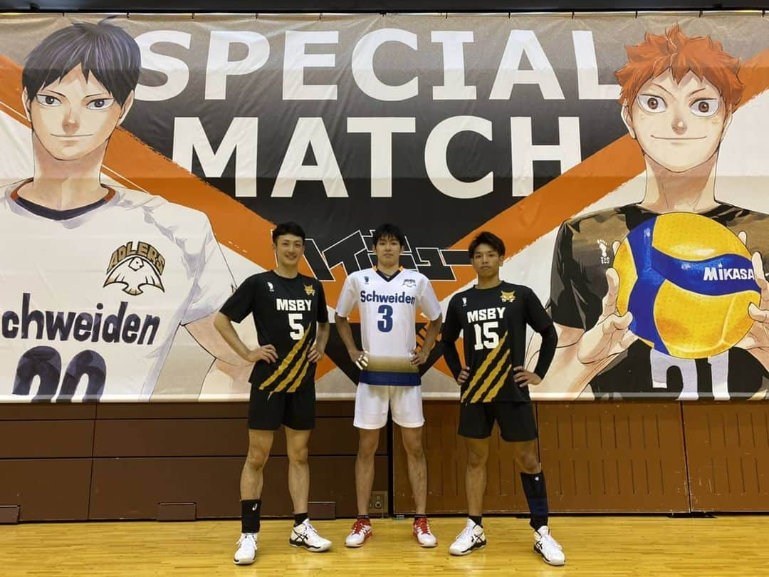 小野遥輝さんのインスタグラム写真 - (小野遥輝Instagram)「. ハイキュー!!×V.LEAGUE SPECIAL MATCH2020🏐 . 素晴らしいイベントに参加できて嬉しい限りです！ 楽しく試合ができました！ 最高でした！ . アドラーズ最高でした！ 本当にありがとうございました！ . おつかれっしたー！！  #ハイキュー #ハイキュー_vリーグ #シュヴァイデンアドラーズ  #MSBYブラックジャッカル」8月16日 22時50分 - haruki_man