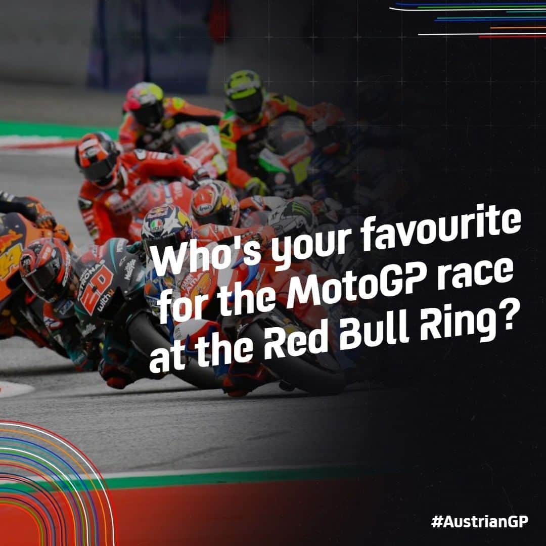 MotoGPさんのインスタグラム写真 - (MotoGPInstagram)「Who will be the #AustrianGP 🇦🇹 winner today? 🤔Let us know your thoughts! ⬇️ #MotoGP 🏁」8月16日 14時30分 - motogp