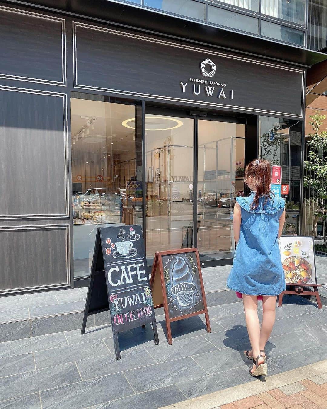 清里千聖さんのインスタグラム写真 - (清里千聖Instagram)「.﻿ YUWAI👼🏻🍓 #patisserie #yuwai #🍰」8月16日 14時38分 - chiseikiyosato