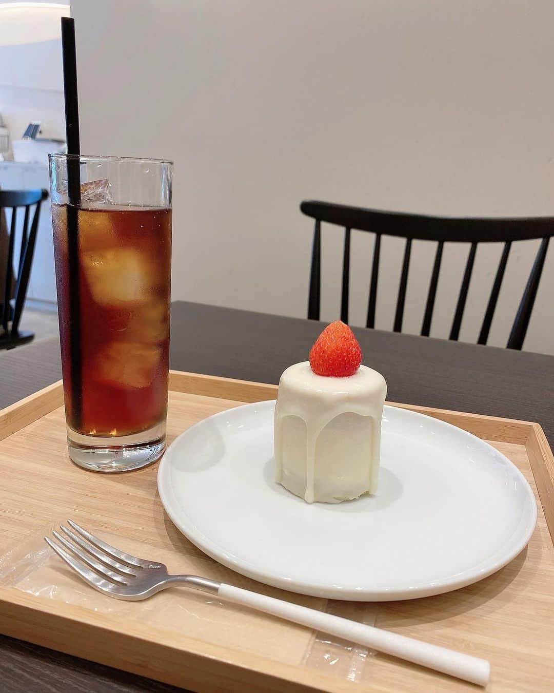 清里千聖さんのインスタグラム写真 - (清里千聖Instagram)「.﻿ YUWAI👼🏻🍓 #patisserie #yuwai #🍰」8月16日 14時38分 - chiseikiyosato