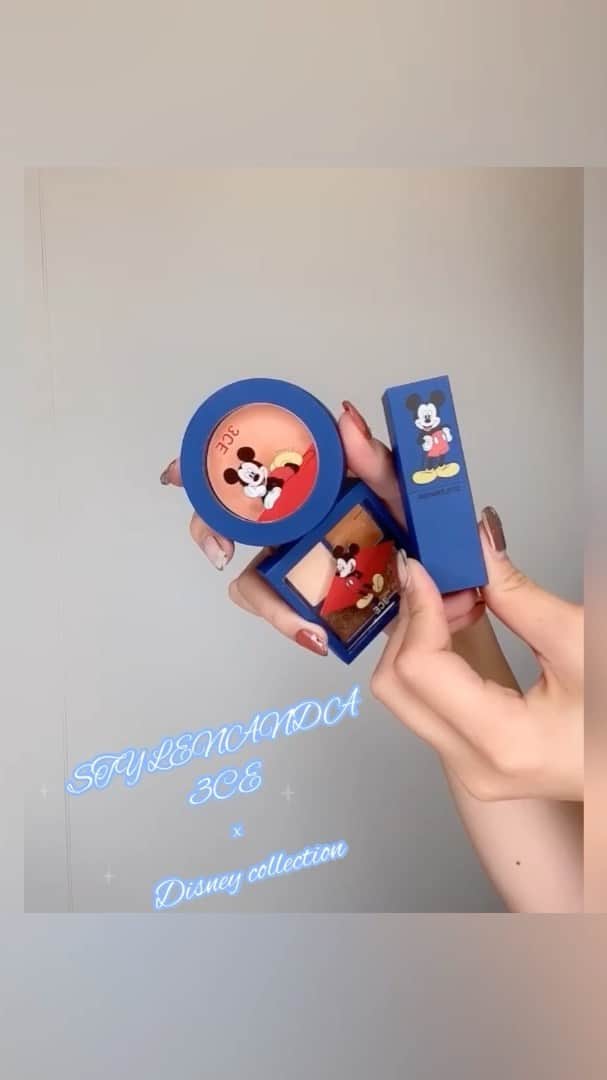 のインスタグラム：「IGTVの動画サイズって難しいね😂 突然の顔面アップになったりするから焦る💦 @disney  @stylenanda_japan  @3ce_official」