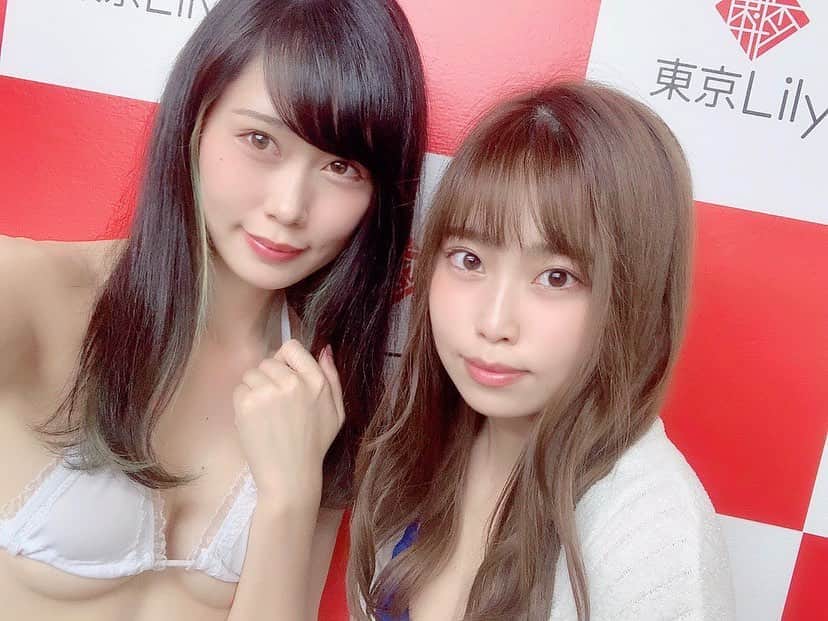 釘町みやびさんのインスタグラム写真 - (釘町みやびInstagram)「. 昨日の #東京リリー ✨ . ポケモン＆クレーンゲーム好き同士 意気投合で仲良くしてくださった アイナさん♥ ( @aina_izumiya_official ) . 3年前のサバイバル以来 めっちゃ久々に再開できた ハルカちゃん♥ ( @haruka_stingray ) . 楽しい控え室でした☺️💕 . ✼••┈┈••✼••┈┈••✼••┈┈••✼••┈┈••✼ . #TokyoLily yesterday . Pokemon & Crane Games Loved each other and made friends Aina-san♥ ( @aina_izumiya_official ) . Since survival three years ago I was able to restart after a long time Haruka-chan ♥ (@haruka_stingray ) . It was a fun waiting room☺️💕 . ✼••┈┈••✼••┈┈••✼••┈┈••✼••┈┈••✼ #釘町組 #グラビアアイドル #グラドル #グラビア #gravure #グラドル自画撮り部 #gravureselfportrait #photoshoot #Photography #モデル #model #被写体 #被写体モデル #subject #kawaii #FOR_Z #めたもるふぉーぜ #めたふぉ #アイドル #IDOL #下乳 #BottomBreast #underboob #underboobs #撮影会 #撮影会モデル #PhotoSession #PhotoSessionModel」8月16日 17時09分 - miyajyaga382