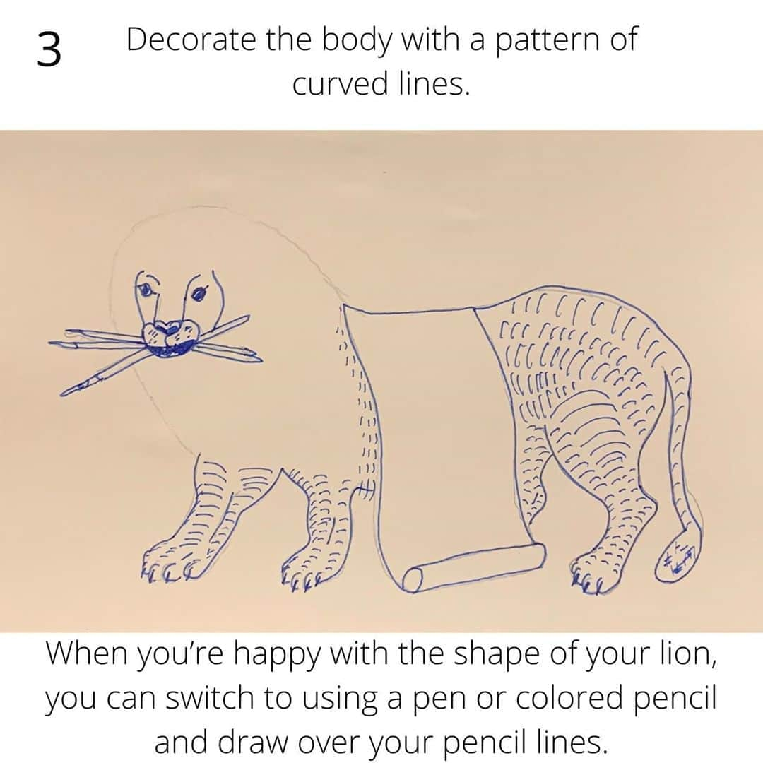 メトロポリタン美術館さんのインスタグラム写真 - (メトロポリタン美術館Instagram)「#MetSketch: Leo Edition 🦁 💛 ✍️⁣ ⁣ Grab some paper, two different colored pens or pencils, and get started on your best #LeoSeason tribute with this step-by-step guide from @metteens on how to draw an 18th-century lion:⁣ ⁣ 1️⃣ Use a pencil to draw the contours of the lion’s body and the scroll hanging over its back.⁣ ⁣ 2️⃣ Draw its face and the fountain pens in its mouth.⁣ ⁣ 3️⃣ Decorate the body with a pattern of curved lines. When you’re happy with the shape of your lion, you can switch to using a pen or colored pencil and draw over your pencil lines.⁣ ⁣ 4️⃣ For the mane, draw groups of wavy lines in a variety of directions. Use two different colored inks or pencils to give the drawing texture.⁣ ⁣ 5️⃣ Write a message on the scroll! You can write any message worthy of Leo season. ⁣ ⁣ 6️⃣ Erase the pencil lines and you’re done!⁣ ⁣ Share your creation with #MetSketch, and catch more drawing tutorials over at @metteens.⁣ ⁣ 🎨 H. E. Forbes (British, 18th century). Ornamental Lion Composed of Scrolls, Holding Pens, 18th century. Pen and ink. #MetAnywhere⁣」8月16日 23時09分 - metmuseum