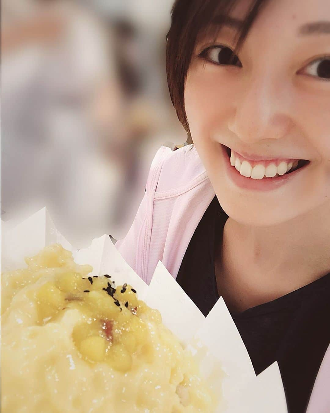 沢井美優さんのインスタグラム写真 - (沢井美優Instagram)「かき氷がつづくよどこまでも🍧🍧🍧 お芋のかき氷🍠最高に美味しかった✨ また絶対食べたい🧡  #かき氷 #大好き #どはまり #この夏の楽しみ #かき氷マニア #期間限定 #イケセイアイスパーク #もう終わっちゃった #川越 #これがかき氷 #お店も行きたい #沢井はかき氷でできています #写真ぼけぼけ #背景ぼかしました #写してしまった皆様すみません #明日もきっと素敵な一日」8月16日 18時48分 - sawai_miyuu