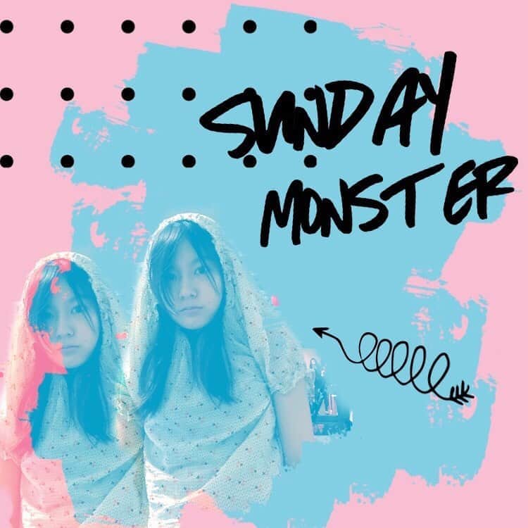 のインスタグラム：「Sunday monster💤 休日はゆっくりしたっていいよね😉」