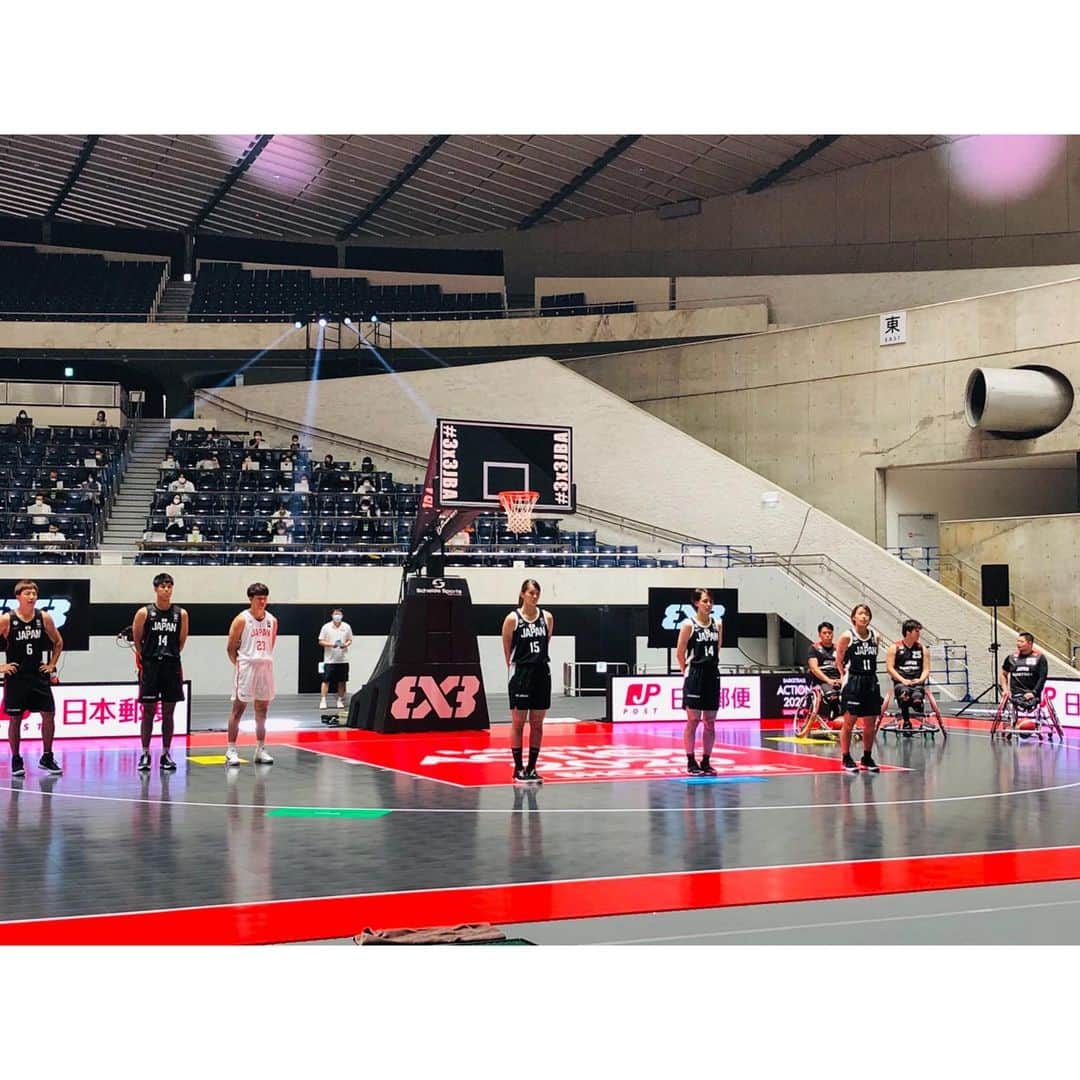 のインスタグラム：「｢BASKETBALL ACTION 2020 SHOWCASE｣に3x3女子日本代表として参加させて頂きました！✨🏀 . . 久しぶりに皆さんの前で元気に楽しくバスケが出来たこととても嬉しく思います🥰 . イベントを開催するにあたって支えてくださったスタッフの方々や観てくださった皆さん本当にありがとうございました😊 . Wリーグ開幕まであと少し！ まだまだ満足にバスケットができる環境ではありませんがみんなで頑張って行きましょう🐨🔥 . . . #バスケで日本を元気に  #フリースロー練習します笑」