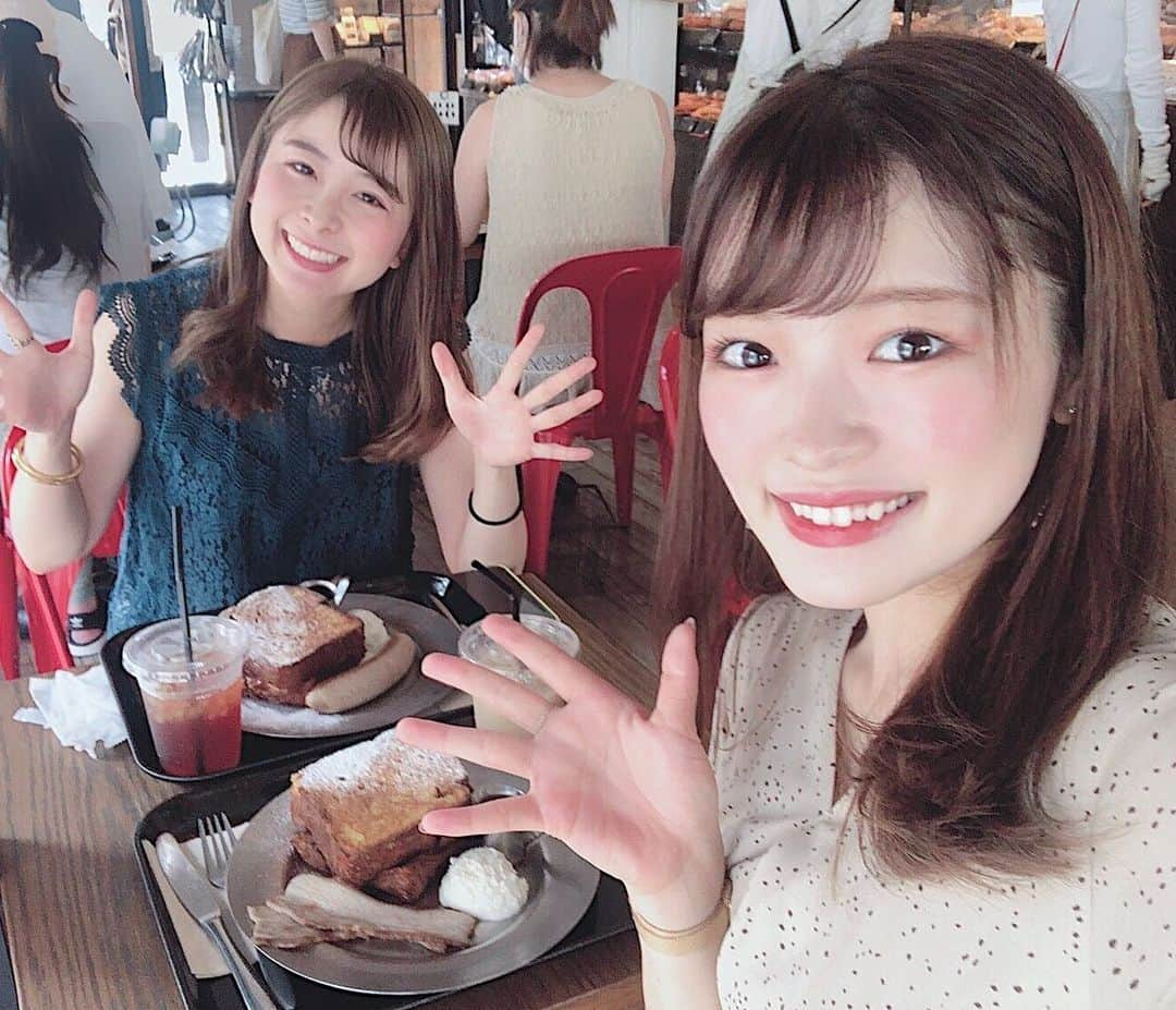 橋本紗奈さんのインスタグラム写真 - (橋本紗奈Instagram)「なみきさんとランチ⛳️ 大大大好きな大先輩☺️！♡ . . . 涼しくなったらゴルフ一緒に行くんだ🏌️‍♀️♩ . . . . そしてフレンチトースト美味しかった....🤤 #フレンチトースト #ランチ #ゴルフ女子」8月16日 21時07分 - hashimoto_sana