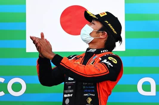 松下信治のインスタグラム：「Great weekend for us, P5 today. and supper happy for @felipedrugovich and @officialmpmotorsport for double win 🏆🏆 Spa is the Next one🇧🇪 It will be emotional to come back to that track for all of us.  今日は落ち着いたレースで5位でした。次はスパ、去年いろんなことがあったスパ、ここでパフォームしたいです。」