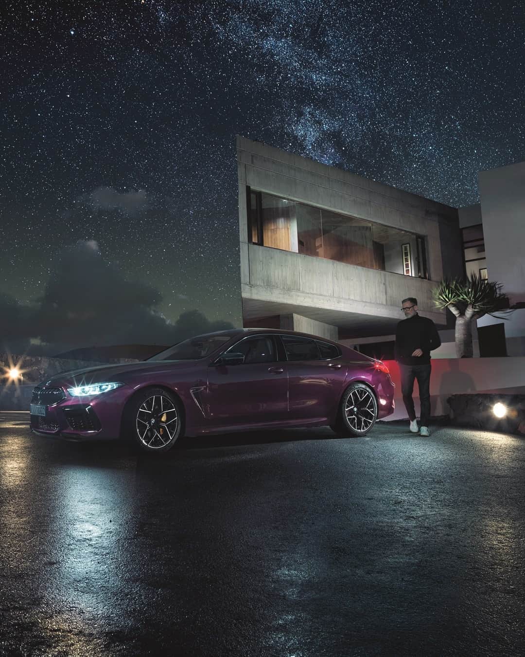 BMWのインスタグラム：「The sky is the limit. And you are in charge.  The BMW M8 Competition Gran Coupé. #TheM8 #BMW #M8 #BMWM __ BMW M8 Competition Gran Coupé: Fuel consumption in l/100 km (combined): 10.7–10.5*. CO2 emissions in g/km (combined): 244–240*. Further information: www.bmw.com/disclaimer. Acceleration (0-100 km/h): 3.2 s. Power: 460 kW, 625 hp, 750 Nm. Top speed (limited): 250 km/h (with optional M Drivers Package: 305 km/h). *All performance, fuel consumption and emissions figures are provisional.」