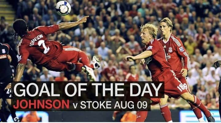 グレン・ジョンソンのインスタグラム：「My Liverpool debut vs Stoke 16/8/2009 #liverpoolfc #football #lfc #sportsman」