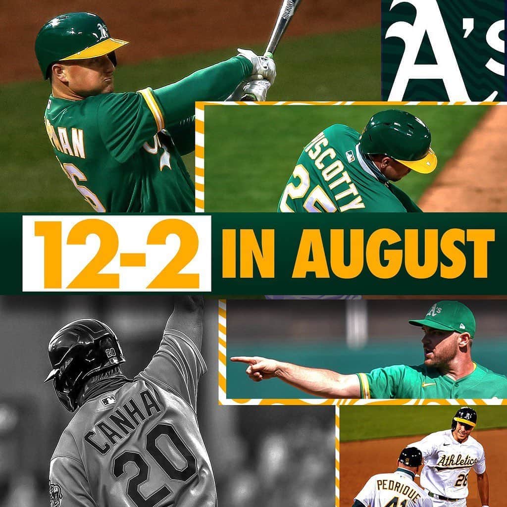 MLBさんのインスタグラム写真 - (MLBInstagram)「August is the A’s month.」8月17日 0時44分 - mlb