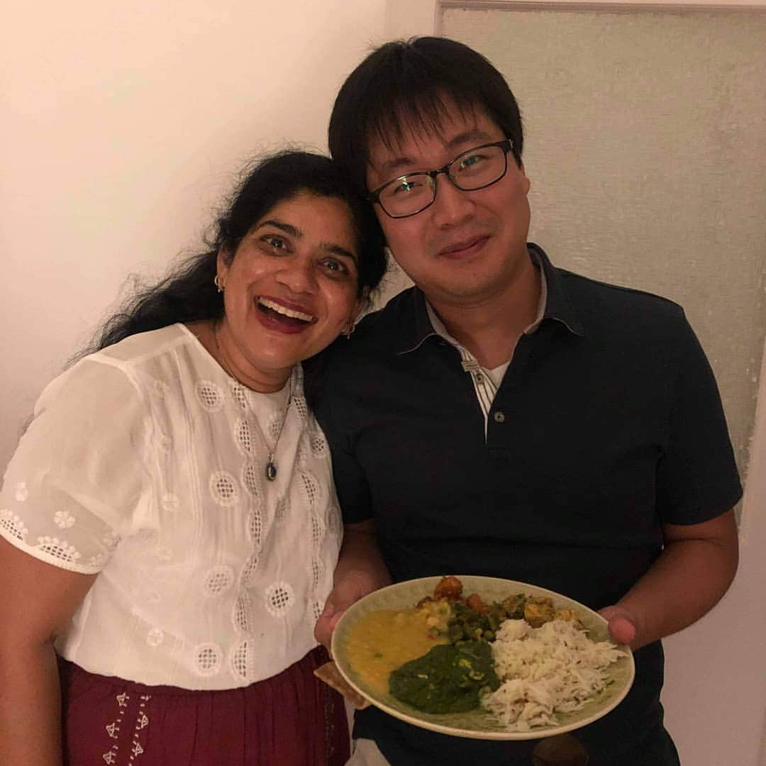 キム・ジェウクのインスタグラム：「Anmol, Thank you for inviting me. It was an unforgettable dinner.」