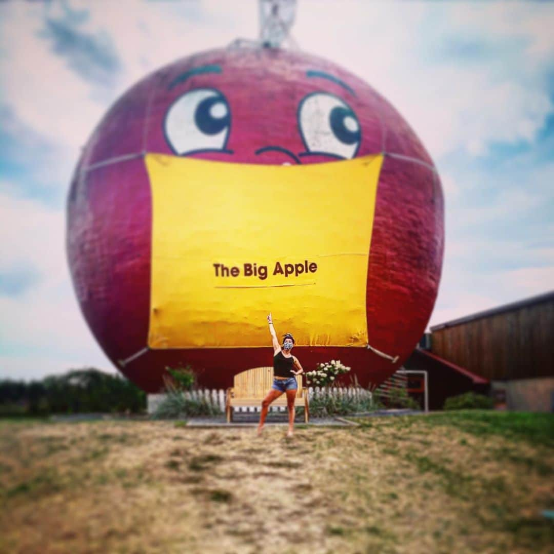 マリー・アヴゲロプロスさんのインスタグラム写真 - (マリー・アヴゲロプロスInstagram)「The apple has spoken 🇨🇦👊🏼#wearadamnmask #duh #thistooshallpass」8月17日 2時22分 - marieavgeropoulos