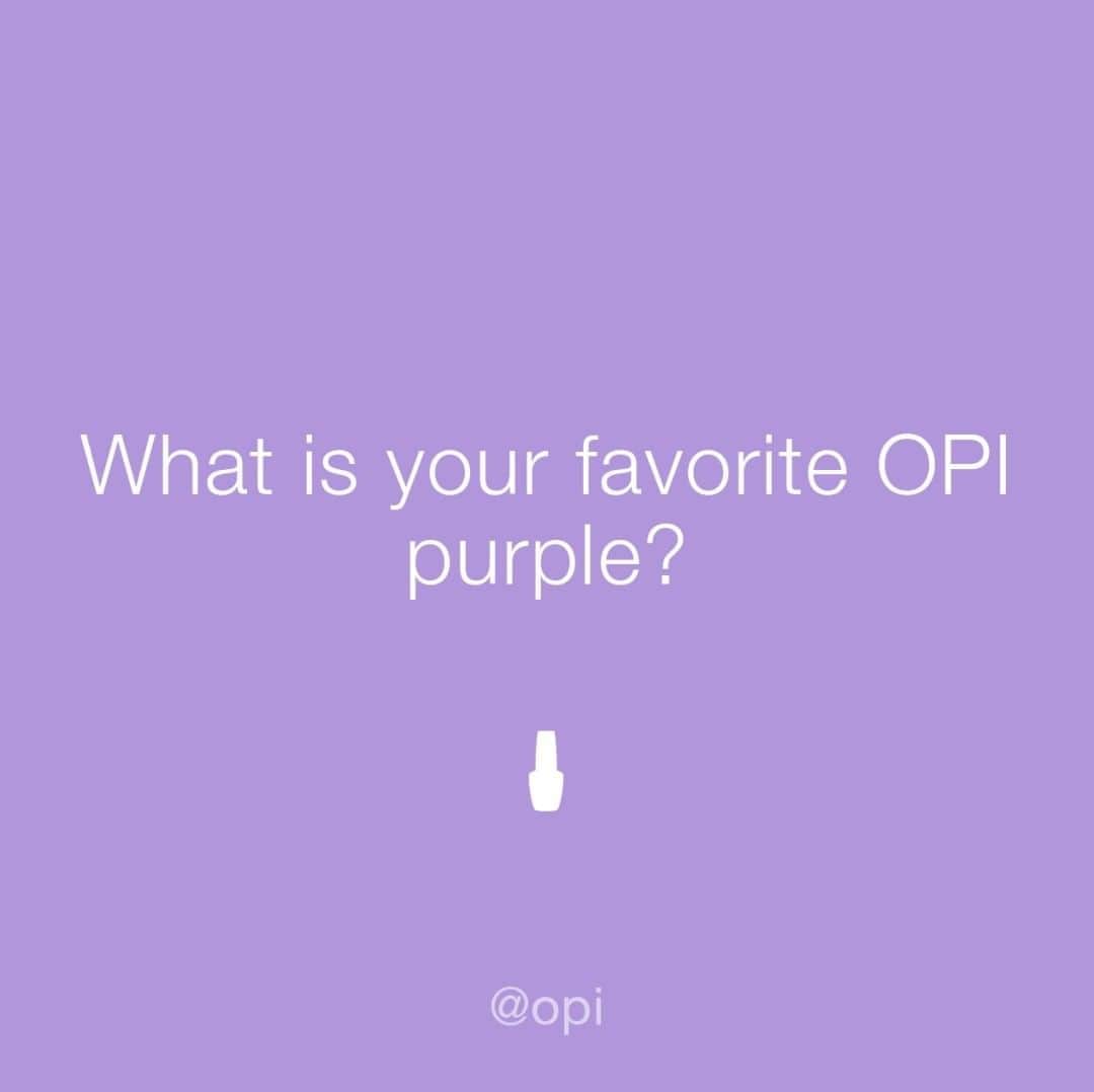 OPIさんのインスタグラム写真 - (OPIInstagram)「#DoYouLilacIt? #PollyWantALacquer? #LincolnParkAfterDark? Tough question, we know 🙈Comment below!   #ColorIsTheAnswer #OPIObsessed #Nails #NailSwag #Funny #NailQuote #Meme #NailPolish⁠ #NailTech #Relatable #Mani #Manicure #Color」8月17日 8時30分 - opi