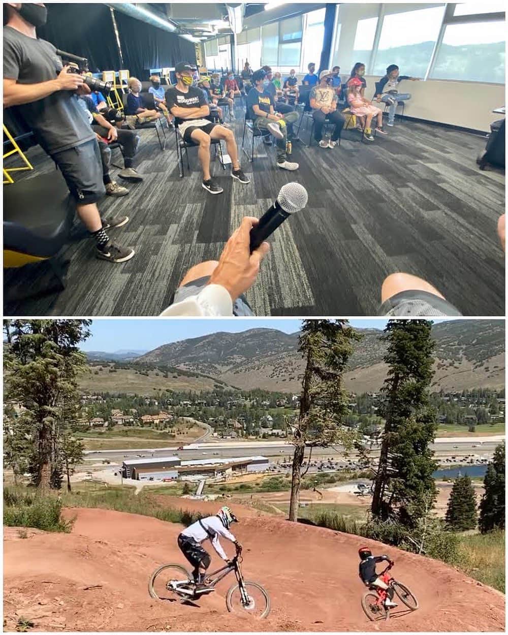 ケン・ブロックさんのインスタグラム写真 - (ケン・ブロックInstagram)「Fun day at @WoodwardParkCity last Friday - which was their final day of camp for the summer. My son and I took a few runs on the MTB trails, hung with @SageKotsenburg and a few other pros, and I did a Q&A with the kids in the digital media program. Good times!」8月17日 3時06分 - kblock43