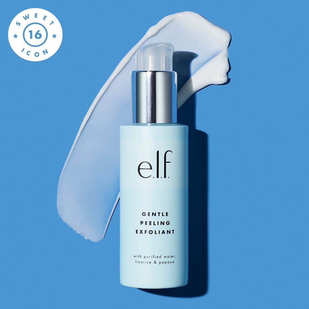 e.l.f.さんのインスタグラム写真 - (e.l.f.Instagram)「Introducing e.l.f. ICON 13 of 16🏆 Our Gentle Peeling Exfoliant!   Why it's an icon: 💙Gently peels away dead skin ✨ Leaves your skin looking healthy and glowing 💙 Added benefits of tangerine, papaya, and licorice extracts ✨Finally back in stock 😉  Tap to shop for $10 🙌 #eyeslipsface #elfingamazing #elfcosmetics #crueltyfree #vegan」8月17日 4時00分 - elfcosmetics