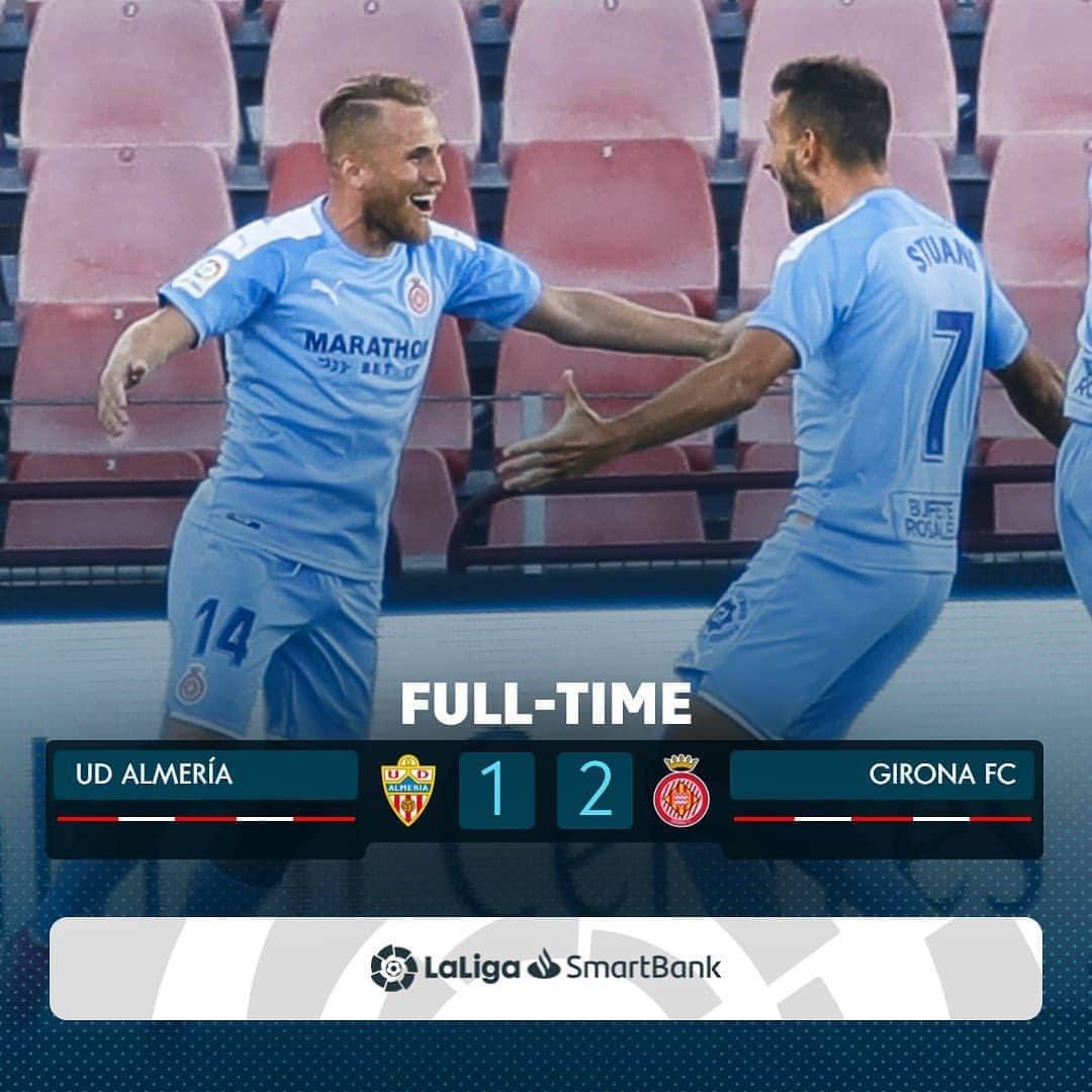 LFPさんのインスタグラム写真 - (LFPInstagram)「@gironafc are the first team through to the play-off final for promotion to #LaLigaSantander! 🔥 • ¡El #Girona ya espera rival en la final de los play-off para jugar en #LaLiga Santander! 🔥 • #Football #Goals」8月17日 4時03分 - laliga