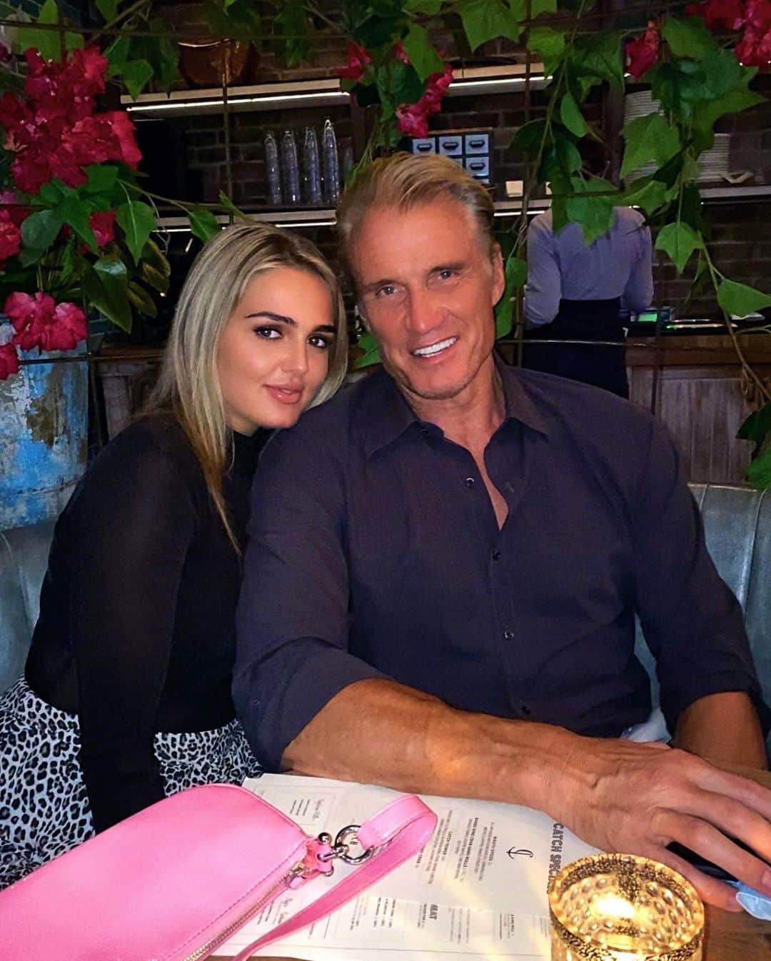 ドルフ・ラングレンのインスタグラム：「Always good vibes at Catch LA.  Great company helps 😉」