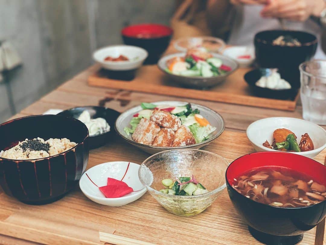 藤田敦子のインスタグラム：「ㅤㅤㅤ 豆腐の唐揚げ的なのが めちゃくちゃ美味しかったんだよお。 真似したい❤️」