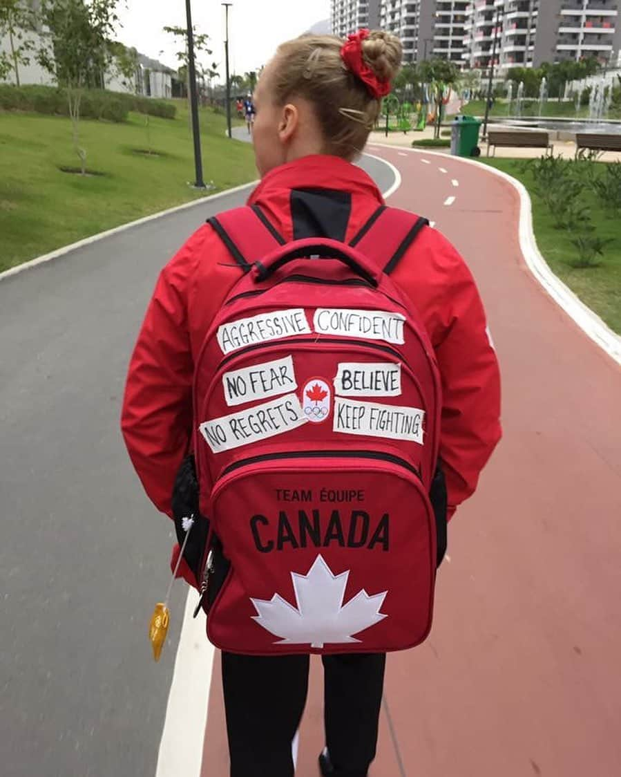 エリー・ブラックさんのインスタグラム写真 - (エリー・ブラックInstagram)「Still living by these words. 365 days to go 👀🇨🇦 Grateful for the opportunity and the journey #round2 #Tokyo2020NE #teamcanada #olympics   @teamcanada @gymcan1 @b2ten」7月24日 7時47分 - ellieblack_