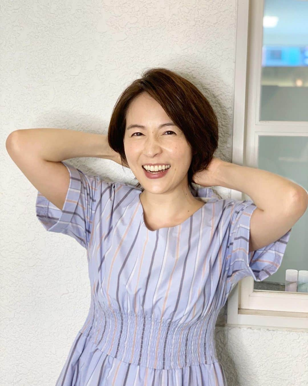 木内晶子さんのインスタグラム写真 - (木内晶子Instagram)「明日土曜日午前7時30〜 NHK「ギュッと四国」に出演致します✨四国の皆様、ステキな四国旅を是非見て下さい☀️ 久々にショートに髪を切りました‼︎ アンヴォーグさんナイスショートをありがとうございました🥰 さぁ〜今日も一日ファイト〜📣 #ギュッと四国#四国旅行 #うどん県 #アンヴォーグ#ヘアアレンジ #ショート」7月24日 11時33分 - akiko0902kinouchi