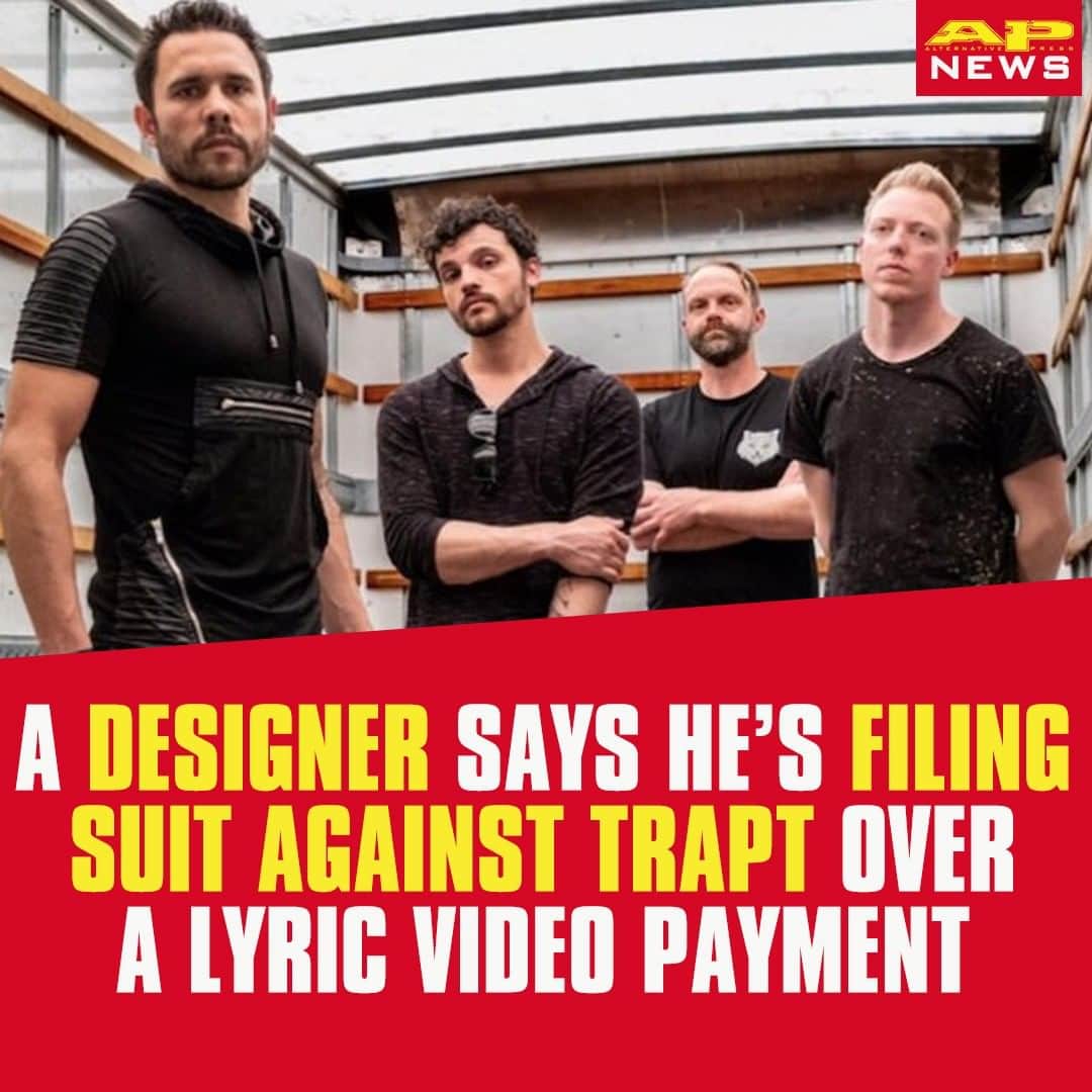 Alternative Pressさんのインスタグラム写真 - (Alternative PressInstagram)「A graphic designer says he’s filing a small claims suit against @traptofficial over a lyric video payment ⁠ LINK IN BIO⁠ .⁠ .⁠ .⁠ #trapt #traptofficial #traptband #trapt2020 #traptlawsuit #traptgraphicdesign #graphicdesignlawsuit #traptvideo #traptlyricvideo #altpress #alternativepress」7月24日 13時30分 - altpress