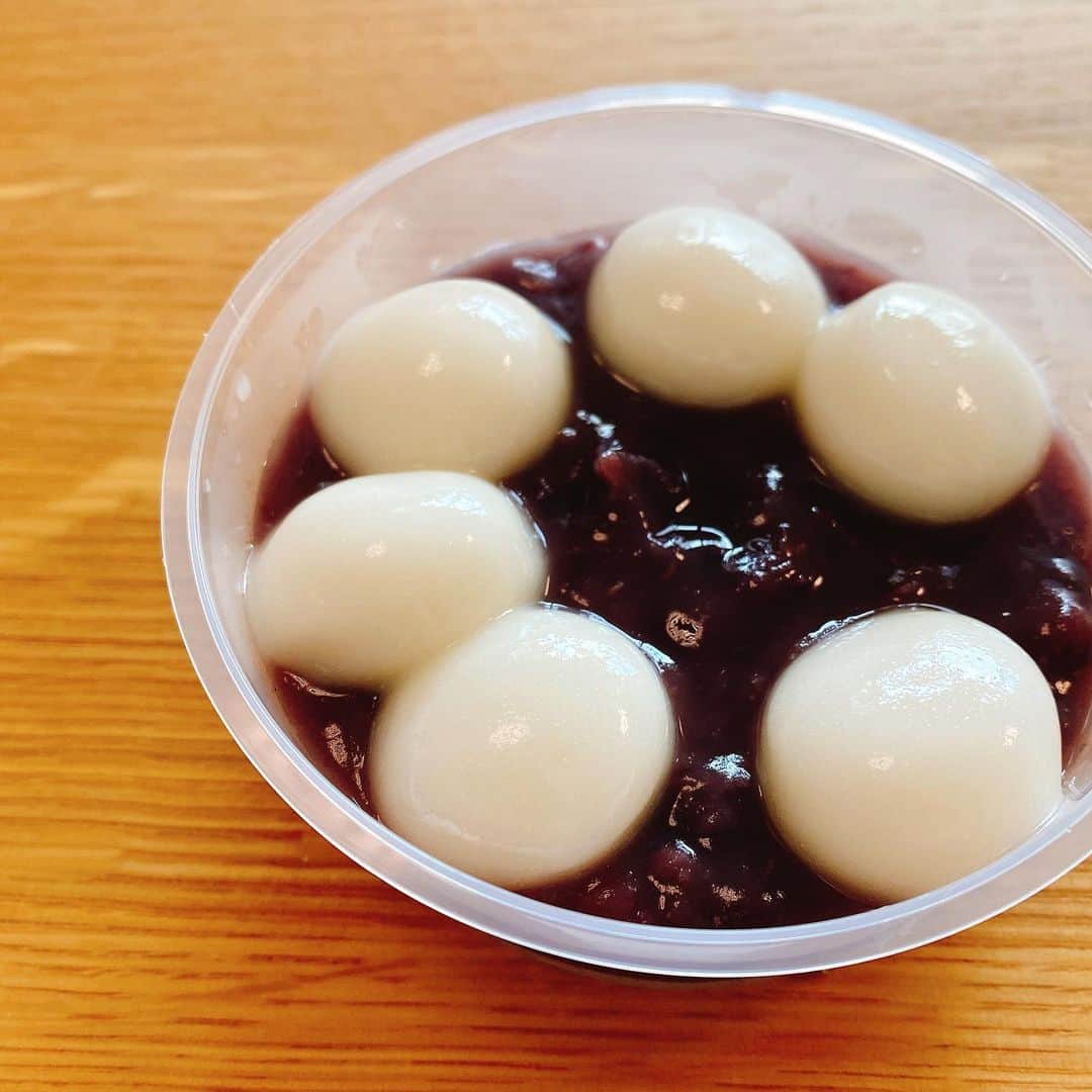 川田裕美さんのインスタグラム写真 - (川田裕美Instagram)「食後の楽しみは 白玉ぜんざい✨😊 冷やしていただきました〜😋✨」7月24日 13時37分 - hiromikawata163