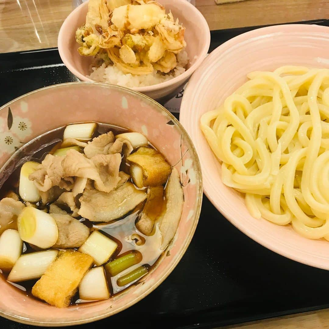 Q太郎さんのインスタグラム写真 - (Q太郎Instagram)「#さいたま市#浦和区#elan#エラン#仕事前に#食事#うどん#肉汁うどん#小えびのミニかき揚げ丼」7月24日 23時51分 - qtaro.jun