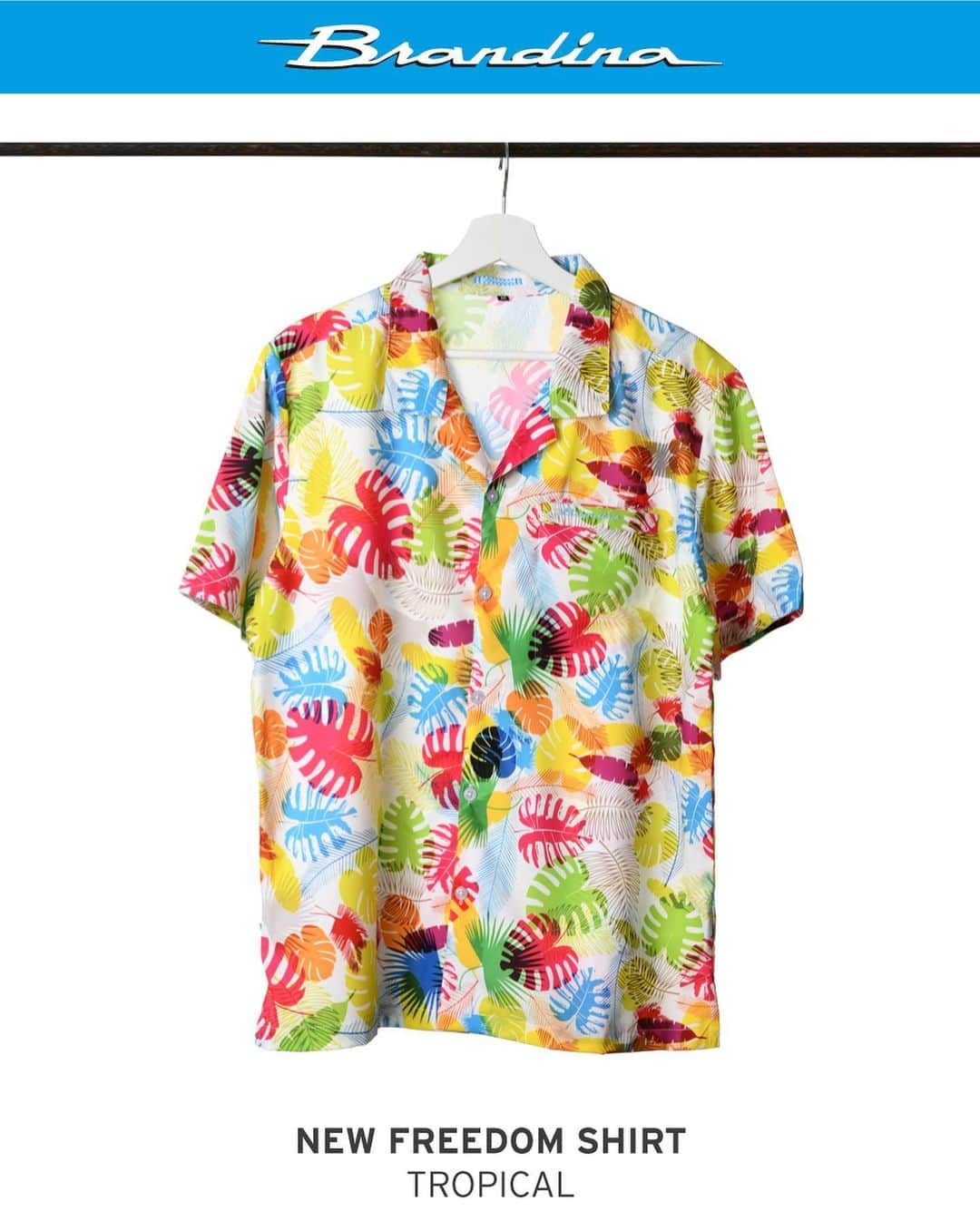 ブランディーナさんのインスタグラム写真 - (ブランディーナInstagram)「Aloha! 👋🏻  Ecco le nuove Freedom Shirt, le nuove camice relax firmate Brandina. Casual, comode e colorate, sono un inno alla spensierartezza in perfetto stile hawaiano. Quattro vivaci fantasie che sanno di sole, mare e spiaggia. ⛱ Hawaii, Tropica, Elektro o Grotta Azzurra; scegli la tua fantasia preferita o perché no? Collezionale tutte! 🌴  Clicca nelle foto. 🔝  #brandinatheoriginal #shirt #alohashirt #aloha #hawaianshirt #fashionstyle」7月25日 0時06分 - brandinatheoriginal