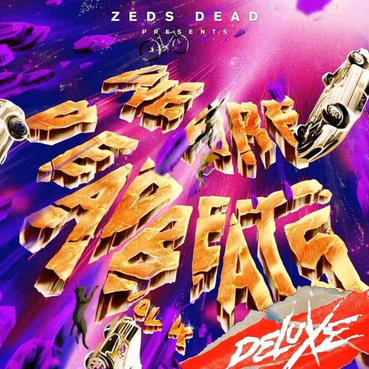Zeds Deadのインスタグラム：「The DELUXE package of WE ARE DEADBEATS VOL. 4 has landed! 16 tracks in total featuring 12 new remixes by our @deadbeats friends and a few new collabs from us! GET IT: https://deadbeats.lnk.to/WeAreDeadbeats4DLX (link in bio)」